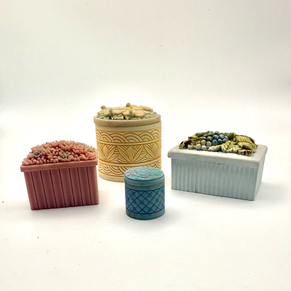 Vintage Tiny Trinket Box Collection